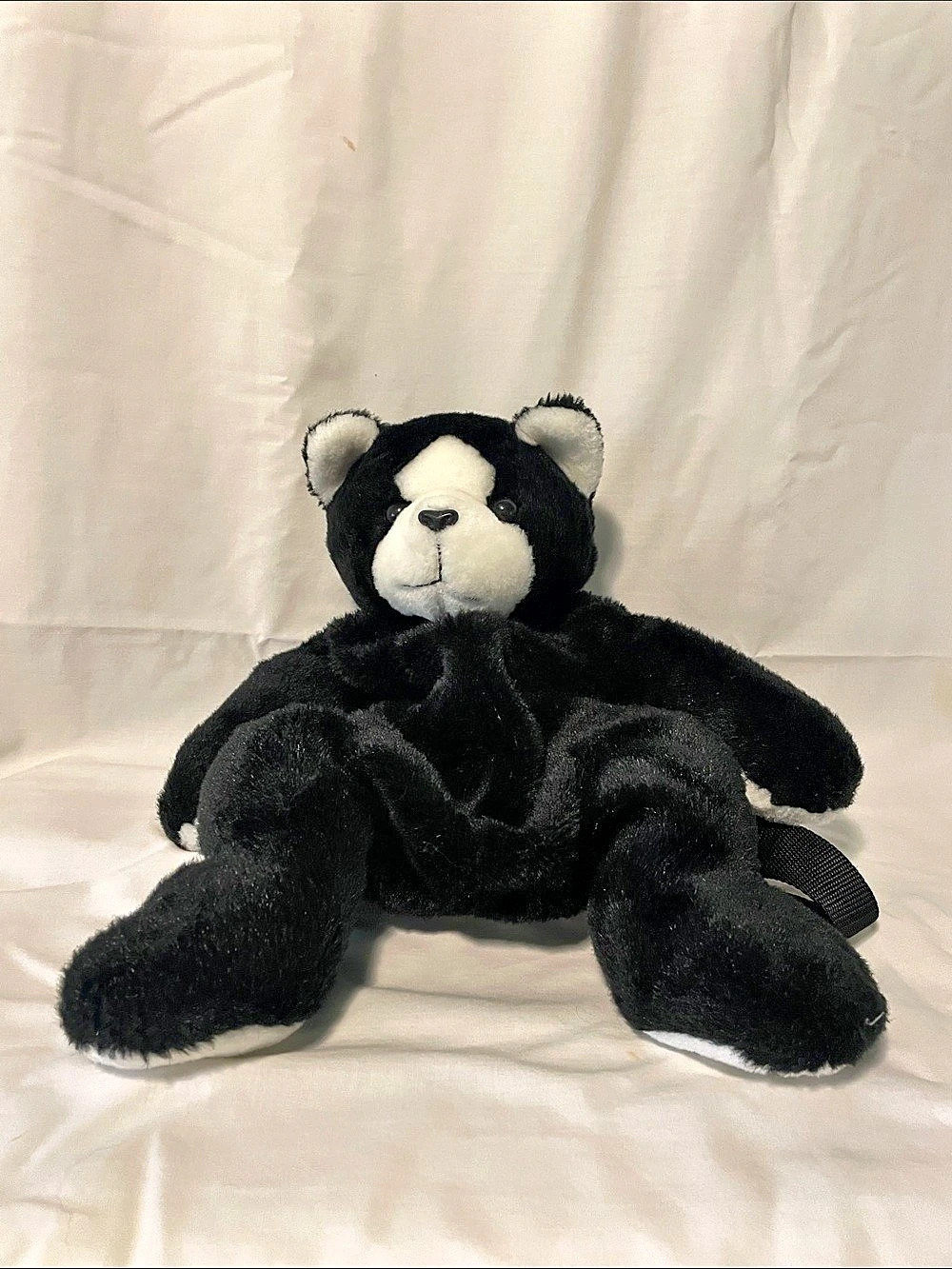 Jay-Gur Importing Black & White Bear Backpack